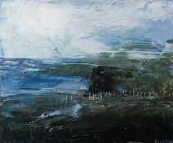 Towards Benaderreen – Sudden Shower by Donald Teskey